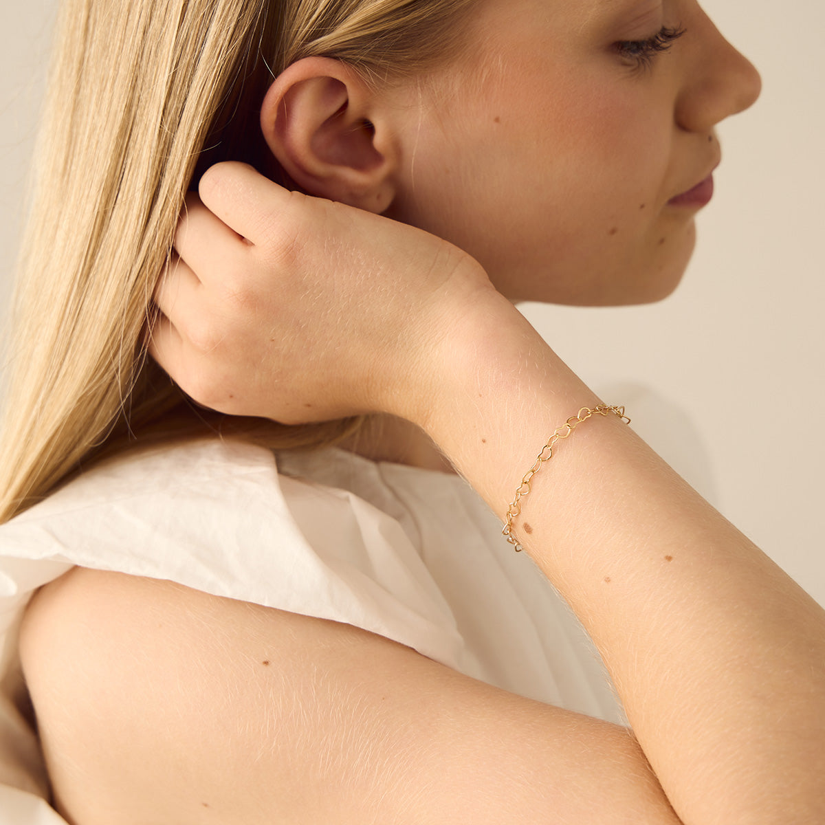 Anemone Armbånd - 18 karat forgyldt