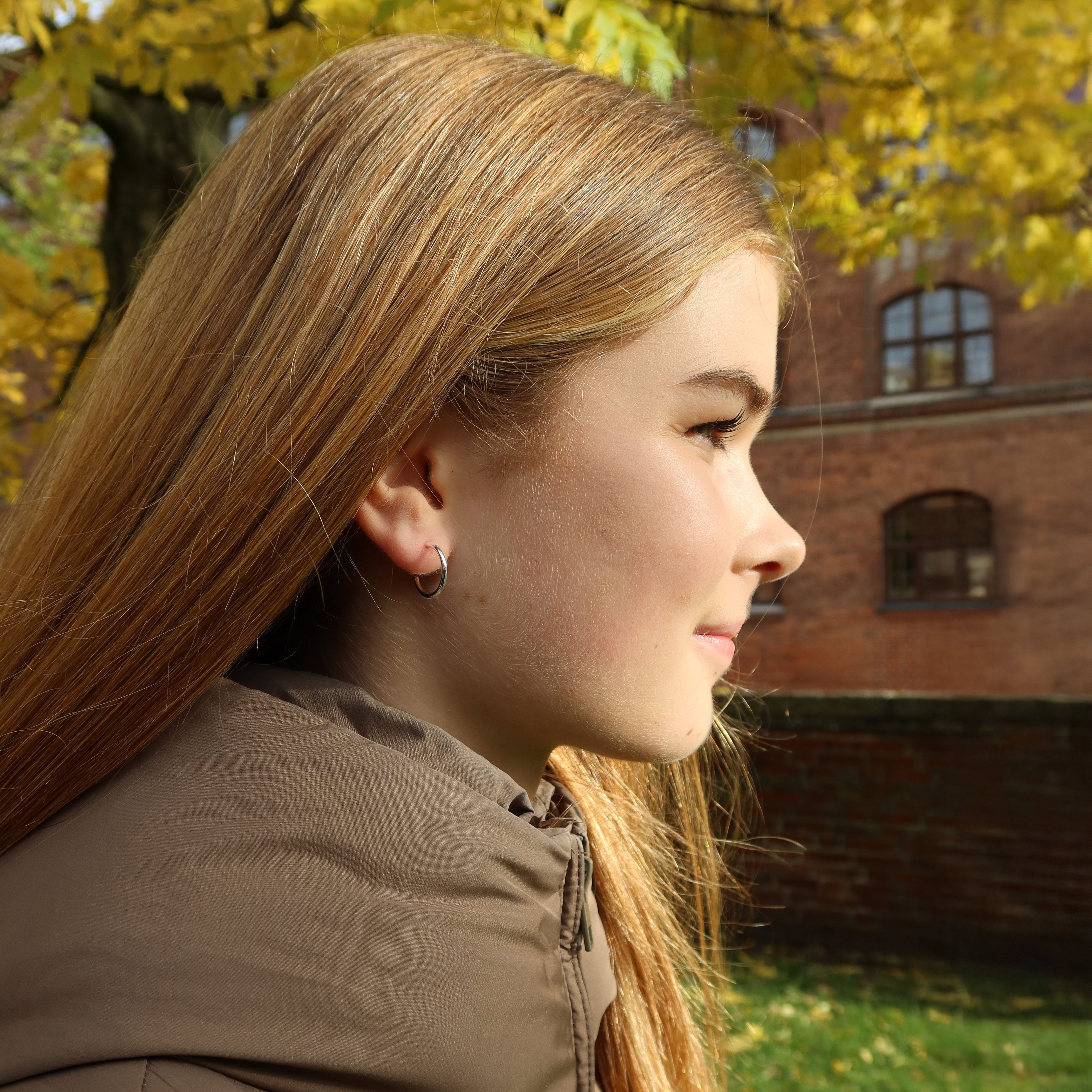 Sarah Øreringe - Sølvbelagt