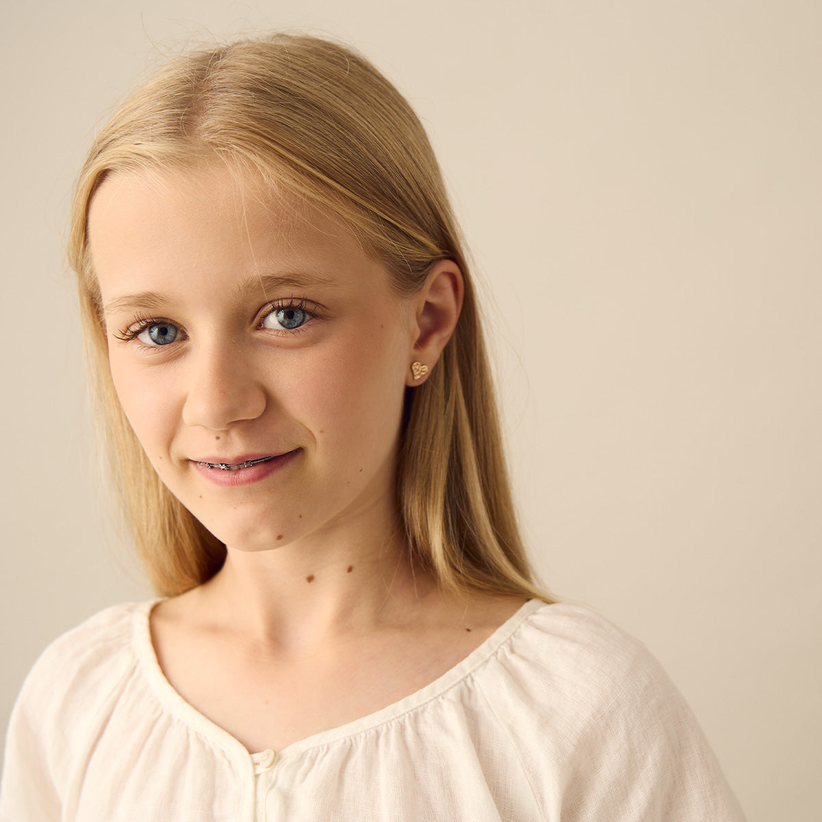 Viola Øreringe - 18 karat forgyldt