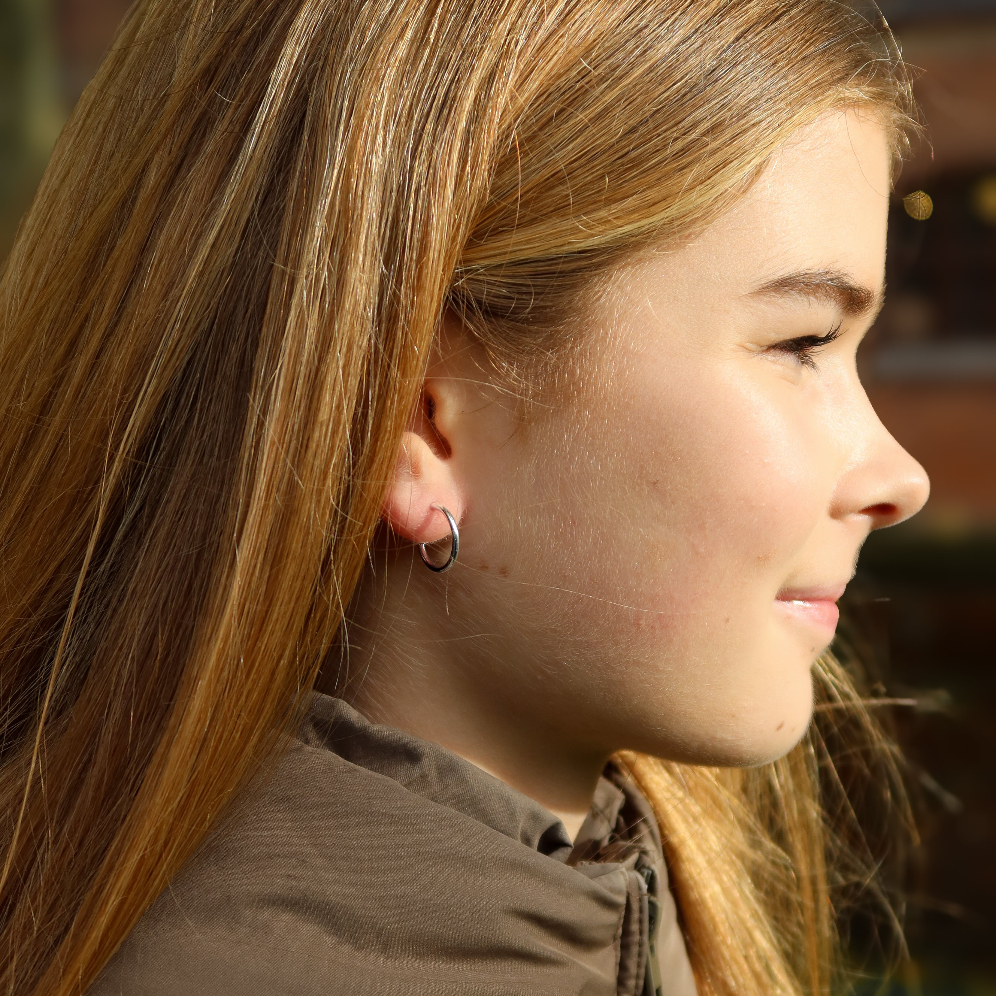 Sarah Øreringe - Sølvbelagt