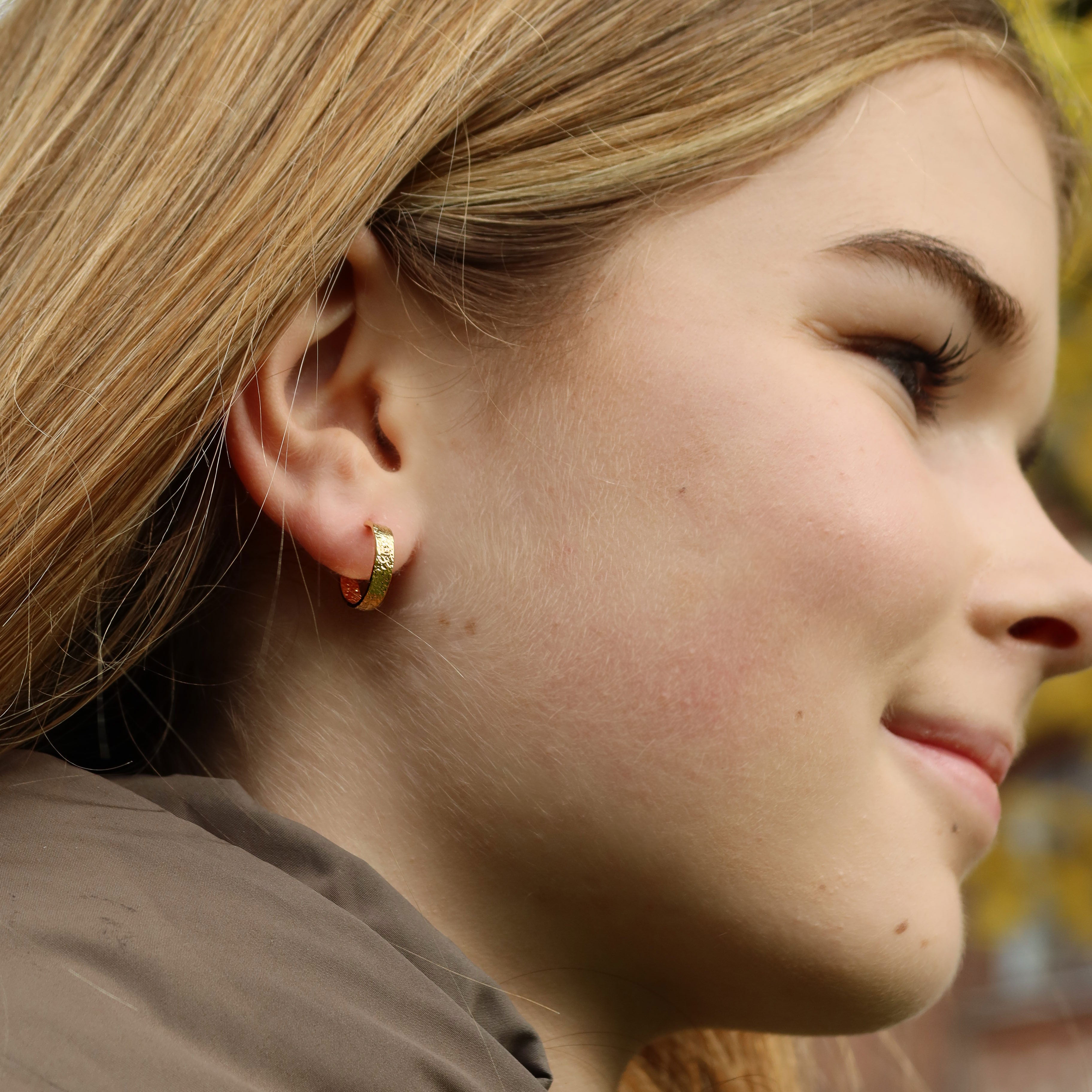 Carma Øreringe - 18 karat forgyldt