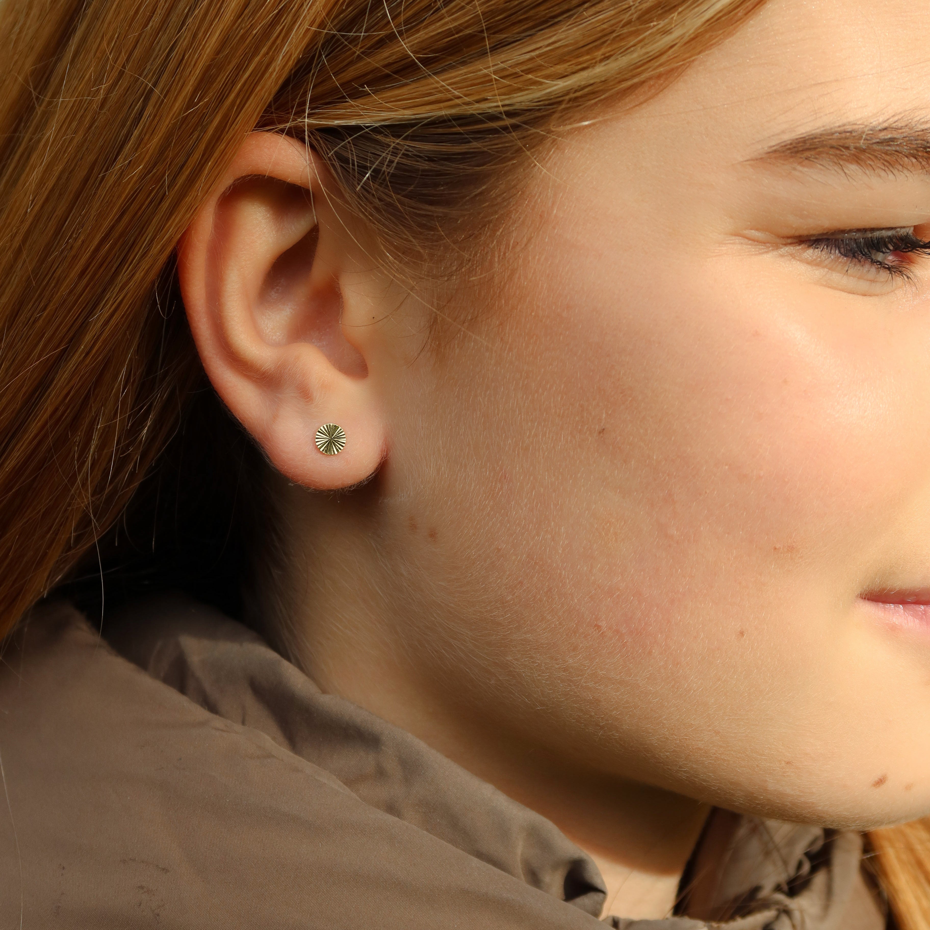 Vilde Øreringe - 18 karat forgyldt