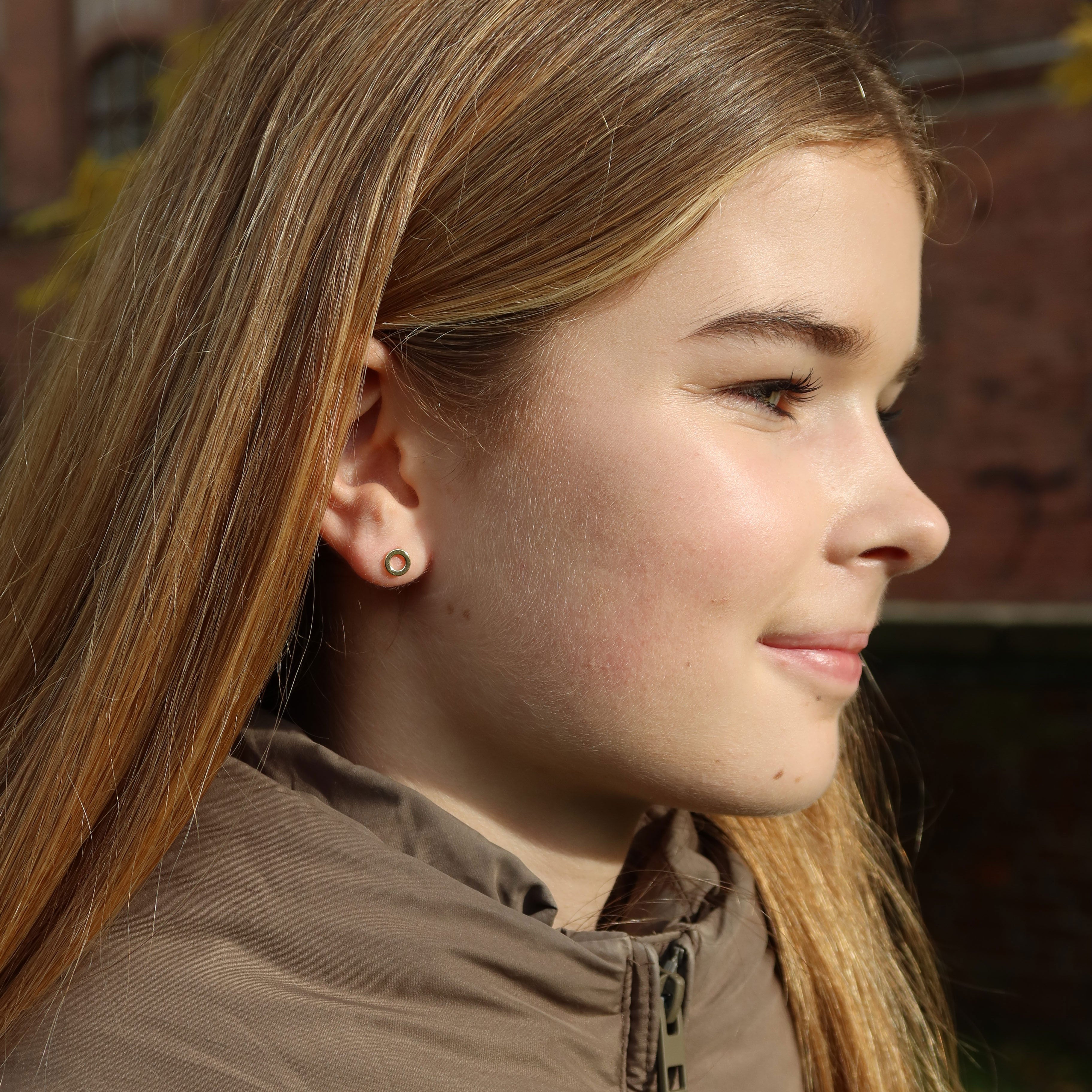 Zelda Øreringe - 18 karat forgyldt